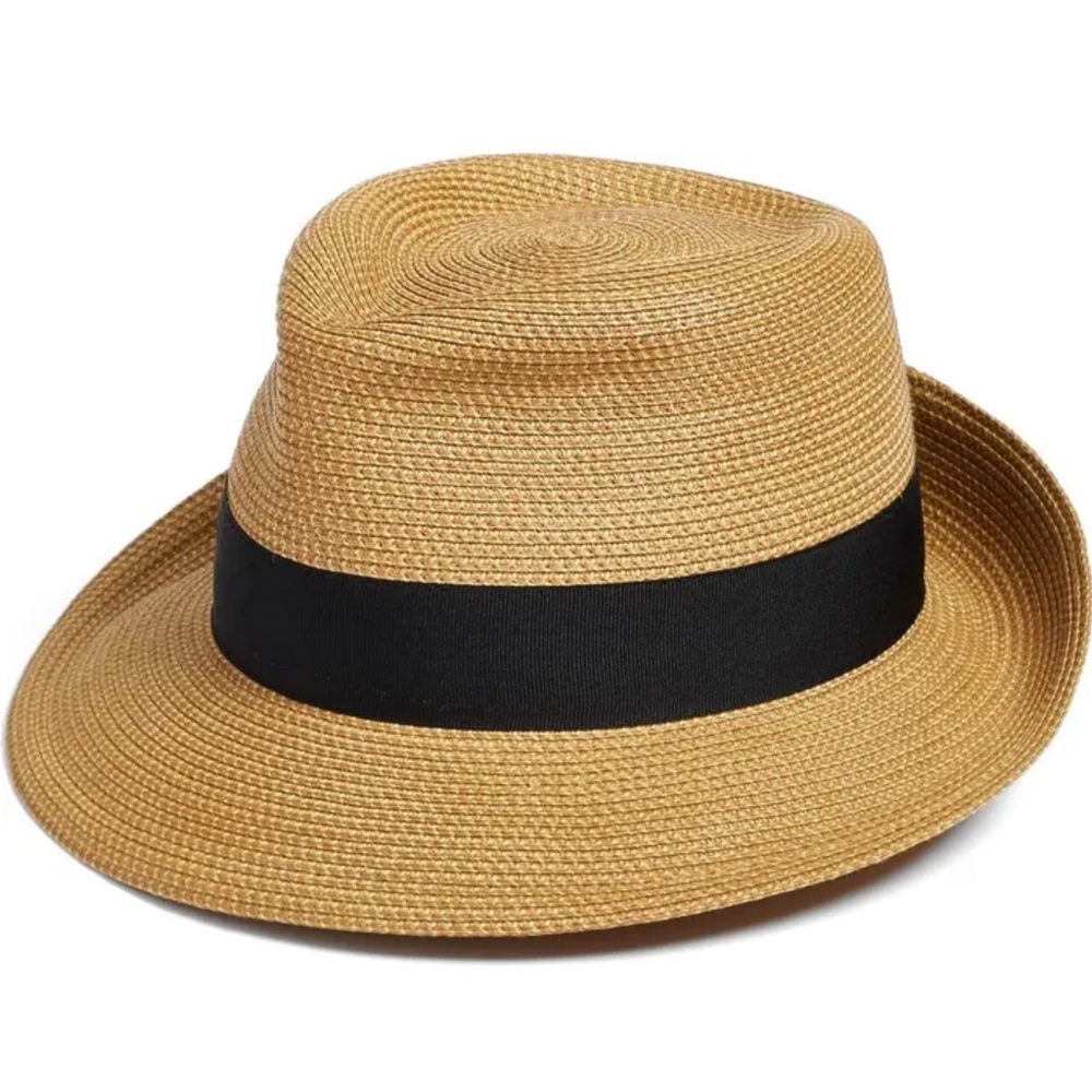 Eric Javits Classic Squishee Straw Packable Fedora Sun Hat